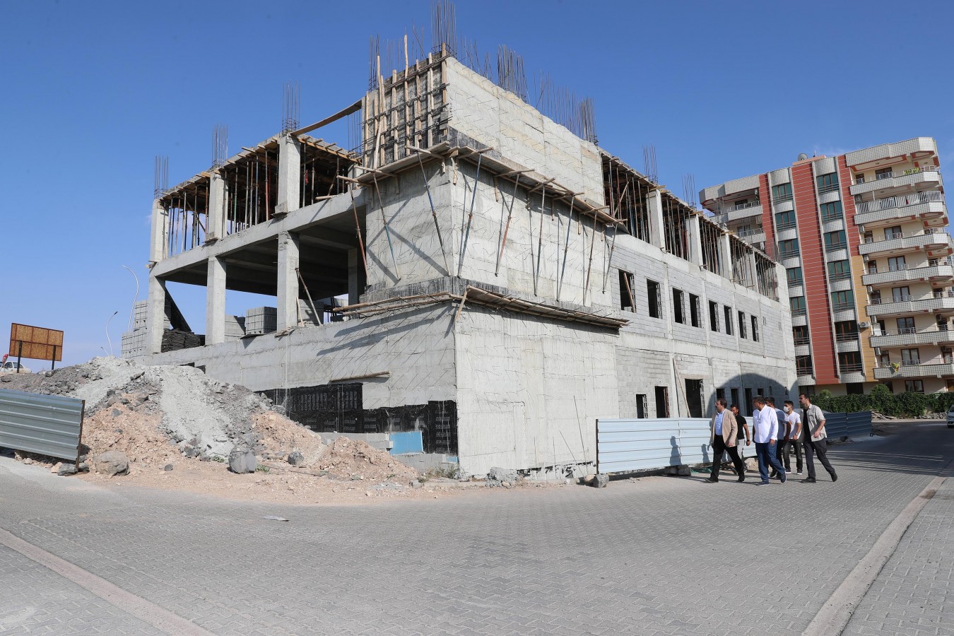 Başkan Canpolat Yapımı Süren Projenin İncelemesini Yerinde Yaptı