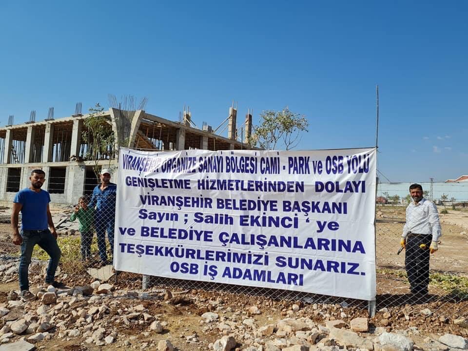Viranşehir OSB İş Adamlarından Başkan Ekinci'ye Teşekkür