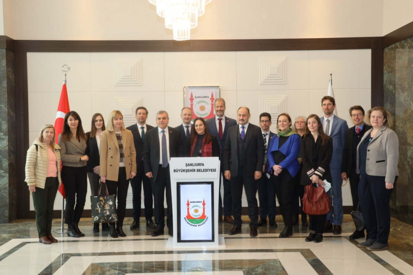 Avrupa Birliği Delegasyon Heyetinden Şanlıurfa Büyükşehir Belediyesine Ziyaret