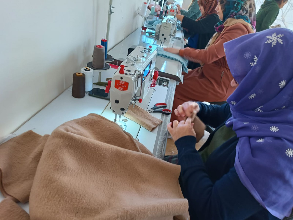 Urfalı kadınlardan yürekleri ısıtan üretim