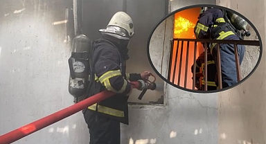 Urfa'da korkutan yangın! Maddi hasar oluştu