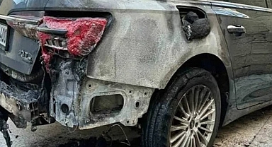 Urfa'da belediye meclis üyesine ait araç kundaklandı!