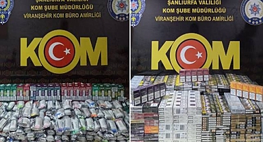 Viranşehir'de kaçakçılık operasyonu! 3 gözaltı
