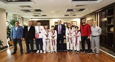 Başkan Gülpınar, genç sporcularla buluştu