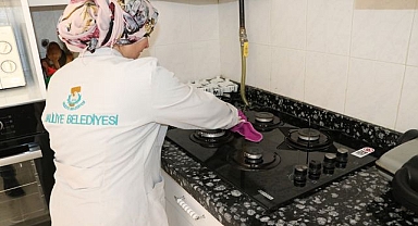 Haliliye belediyesi evde bakım hizmetini sürdürüyor