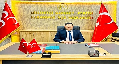MHP Karaköprü ilçe başkanlığına yeni bir isim atandı!