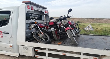 Motosiklet hırsızları Viranşehir'de yakalandı!