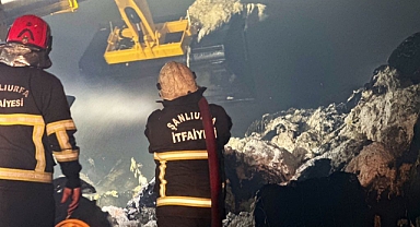 Urfa'da gece yarısı korkutan yangın! 