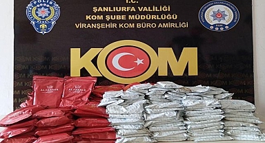 Viranşehir'de 119 kilo kaçak nargile tütünü ele geçirildi!