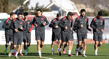 A Milli Takım Gürcistan Maçına Hazır! İrfan Can ve Cenk Tosun Antrenmanda Yok