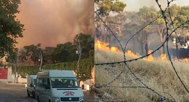 Urfa'da Askeri Alanda Büyük Yangın!