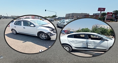 Şanlıurfa'da Trafik Kazası! Maddi Hasarla Atlatıldı