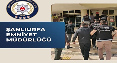 Hırsızlık ve Uyuşturucu İle Mücadele Şanlıurfa’da 33 Gözaltı!
