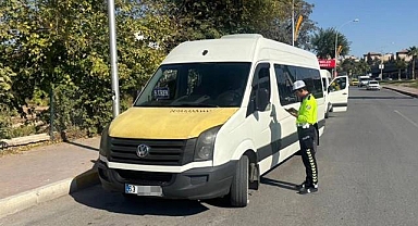 İlçe Minibüslerine Şok Denetim!