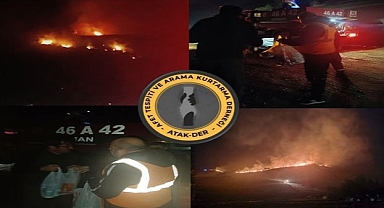 Hatay'da Yangın: ATAKDER Ekibi Yangın Bölgesinde!