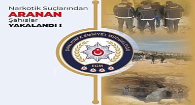 Şanlıurfa’da Aranan 3 Kişi Narkotik Operasyonu ile Yakalandı