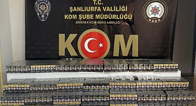 Şanlıurfa'da Kaçak Sigara Ticareti Çökertildi! 812 Karton Ele Geçirildi