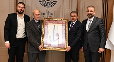 Hüsnü Hat Ustası Kaçar'dan Vali Şıldak'a Ziyaret