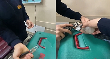 Yüzük Parmağında Sıkıştı, İtfaiye Harekete Geçti!