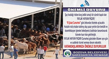 Bozova Belediyesi Duyurdu! 8 Şubatta Açılıyor