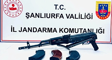 Şanlıurfa Jandarmasından Ruhsatsız Silah Baskını