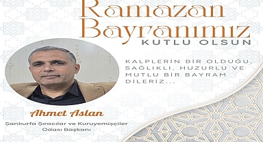 Başkan Ahmet Aslan'dan Ramazan Bayramı Mesajı