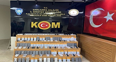 Şanlıurfa KOM’dan Büyük Vurgun! 1 Milyonluk Değerlinde Kaçak Telefon Ele Geçirildi