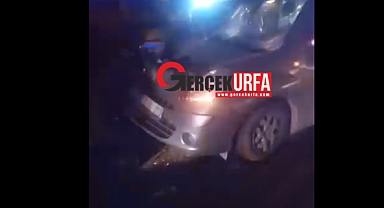 Suruç'ta Feci Kaza! Tır ile Otomobil Çarpıştı! 2 Yaralı