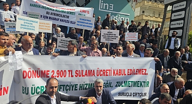 Suruçlu Çiftçilerden Sulama Ücretlerine Tepki: 