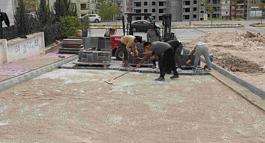 Karaköprü'de Üstyapı Çalışmaları Sürüyor