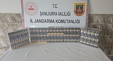 Şanlıurfa’da Jandarmadan Kaçak Sigara Operasyonu!