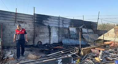 Şanlıurfa’da Yüksek Gerilim Hattı Yangına Yol Açtı, Araç Hasar Gördü!