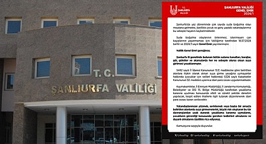 Şanlıurfa Valiliği’nden Hayati Uyarı Suya Girmek Yasaklandı!