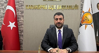 AK Parti Karaköprü İlçe Başkanı Av. Orhan Çelik’ten 19 Mayıs Mesajı