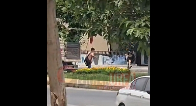 Şanlıurfa'da Çiçeklere Tekmeli Saldırı, Küçük Çocuklar Yeşil Alana Zarar Verdi!