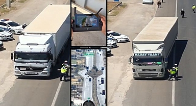 Şanlıurfa’da Drone Destekli Trafik Denetimi! 205 Bin Lira Ceza Kesildi
