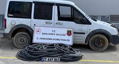 Şanlıurfa’da Jandarmadan Kablo Hırsızlarına Darbe!
