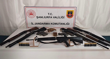Şanlıurfa'da Silah Kaçakçılığına Şok Baskın! Yüzlerce Mühimmat Ele Geçirildi