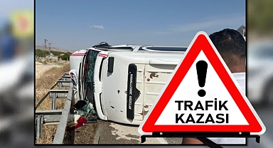 Şanlıurfa’da Yolcu Minibüsü Devrildi, 15 Kişi Yaralandı!