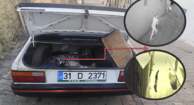 Şanlıurfa'da Araçtan Hırsızlık! Hırsız Güvenlik Kameralarına Takıldı