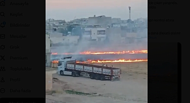Şanlıurfa'nın Suruç İlçesinde Yangın, Çiftçinin Emeği Kül Oldu!
