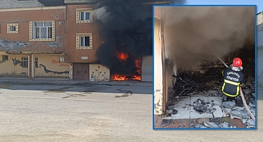 Şanlıurfa Ceylanpınar’da Depo Yangını Kontrol Altına Alındı