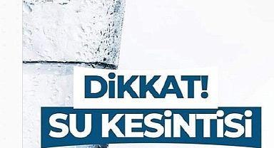 Şanlıurfalılar Dikkat! Elektrik Kesintisinden Dolayı Sular Kesilecek