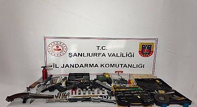 Şanlıurfa'da Jandarma Düğmeye Bastı! Ruhsatsız Silah Operasyonu