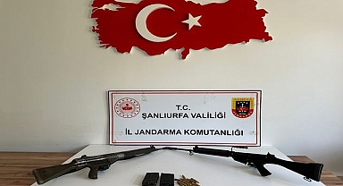 Şanlıurfa'da Jandarmadan Nefes Kesen Operasyon Uzun Namlulu Silahlar Ele Geçirildi