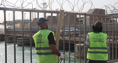 Şanlıurfa’da Kanal Boyunca Güvenlik Seferberliği! Tel Örgü Çekiliyor