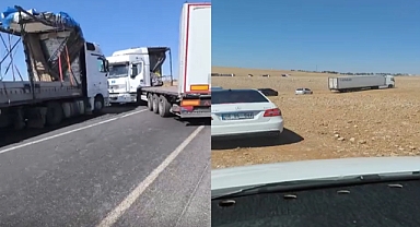 Şanlıurfa’da Tır Kazası! Yol Trafiğe Kapandı, Sürücüler Mağdur Oldu
