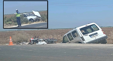 Şanlıurfa Harran Yolunda Zincirleme Kaza 3 Kişi Yaralandı!