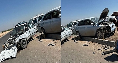 Şanlıurfa Suruç İlçesinde Trafik Kazası 4 Kişi Hastaneye Kaldırıldı!