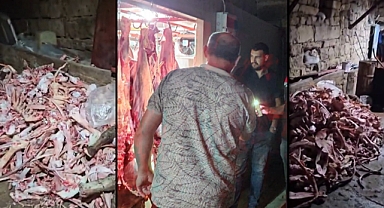 Ahırda Soğuk Hava Deposu! 1.5 Ton Kaçak Et Ele Geçirildi